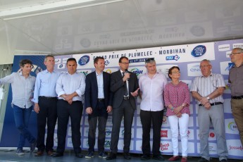 Le président de la FFC annonçant les futurs championnats de France a Plumelec en 2020