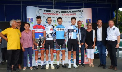 Le podium du Tour du Morbihan 2019